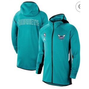 Nike Men's Charlotte Hornets Showtime Therma Flex Full Zip Hooded Jacket Size S